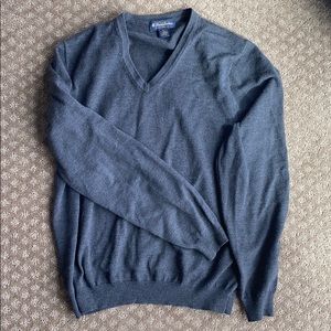Brooks Brothers Merino Wool V-neck Sweater